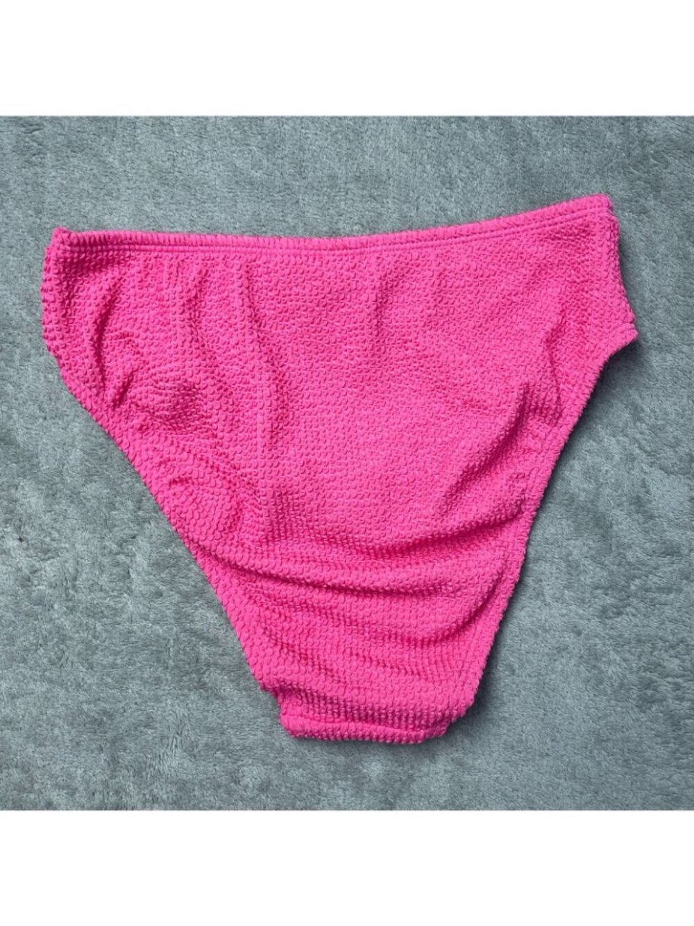 Bar III Women's XS Pink Textured Bikini Bottom Candy Kiss Swimwear K1239 - Picture 4 of 7